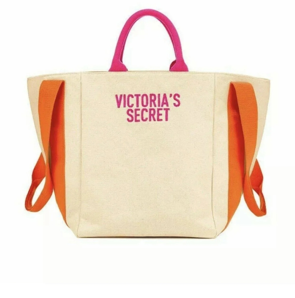 Victoria's Secret Canvas Beach Tote Bag